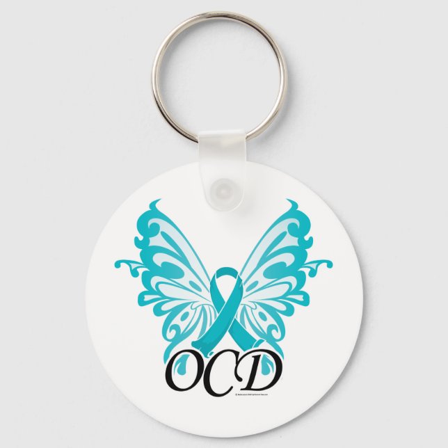 Porte-clés Ruban papillon OCD (Recto)