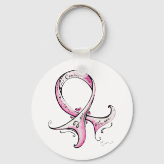 Porte-clés Ruban rose