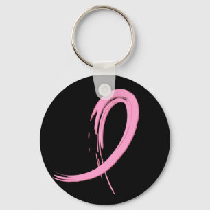 Porte-clés Ruban rose du cancer du sein A4
