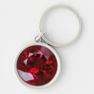 Porte-clés Ruby Gemstone Porte - clé