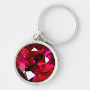 Porte-clés Ruby Gemstone Porte - clé