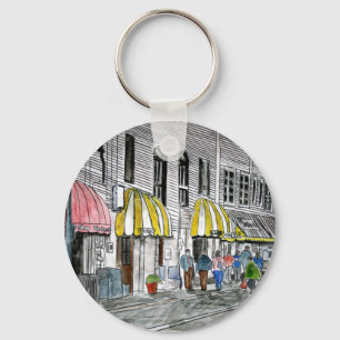 Porte-clés rue 2 de la rivière Savannah grande