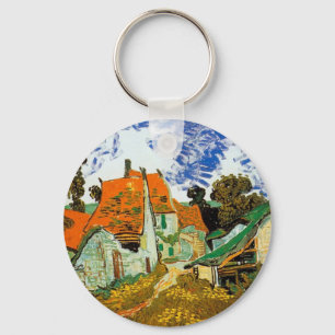 Porte-clés Rue du village à Auvers, Vincent van Gogh