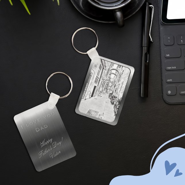 Porte-clés Rue italienne étroite - Fête des Pères (Créateur téléchargé)