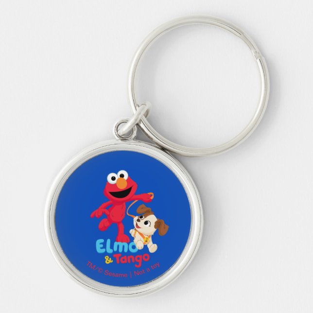 Porte-clés Rue Sésame | Elmo & Tango Running (Devant)