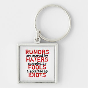 Porte-clés RUMEURS ~ Truisme Porte - clé / Philosophie