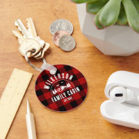Russe Nom de famille Cabine Lake House Red Plaid