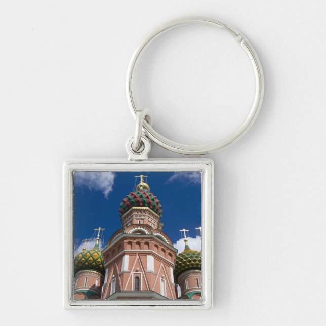 Porte-clés Russie, Moscou, place Rouge. St. Basil's 2 (Devant)