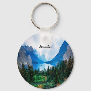 Porte-clés Rustic Country Mountains Nature Scene Photography