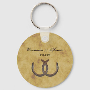 Porte-clés Rustic Horseshoes