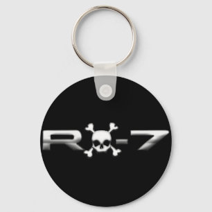 Porte-clés RX7 with a skull