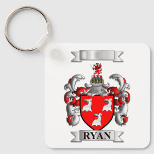 Porte-clés Ryan Nom de famille et blason