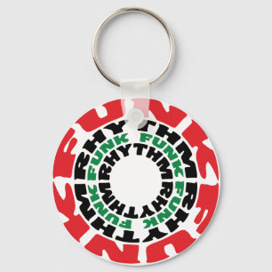 Porte-clés Rythme funk Funk Rhythme funk
