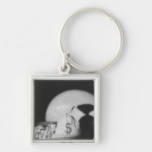 Porte-clés Sac d'argent