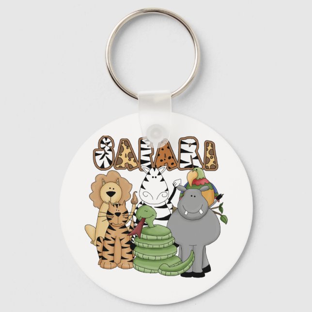 Porte-clés Safari animal (Recto)
