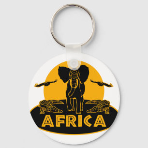 Porte-clés safari de l'Afrique