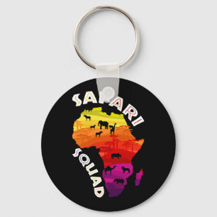 Porte-clés Safari Squad African Safari Animaux