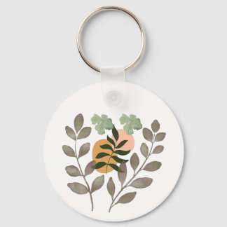 Porte-clés "Sage Harmony | Art mural de feuilles botaniques m