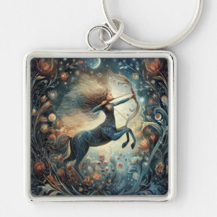 Porte-clés Sagittaire Zodiaque Astrologie Anniversaire Mystiq