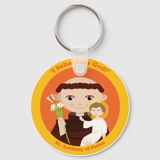 Porte-clés Saint Antoine de Padoue (Recto)