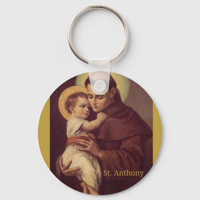 Porte-clés Saint Antoine de Padoue Baby Jesus (Recto)