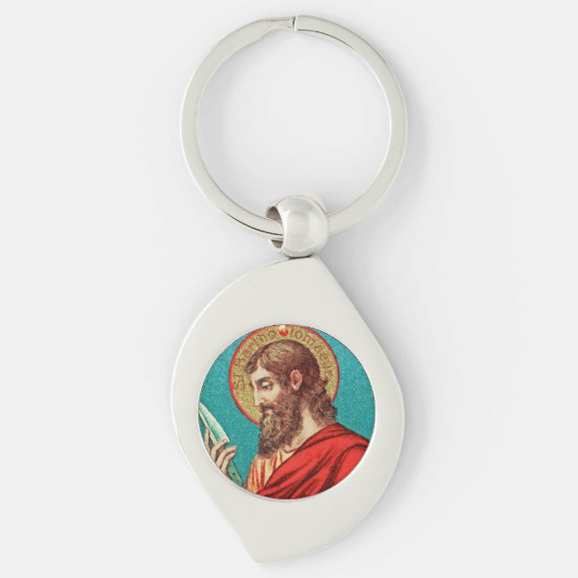 Porte-clés Saint Bartholomée l'Apôtre (JMAS 03) (Devant)