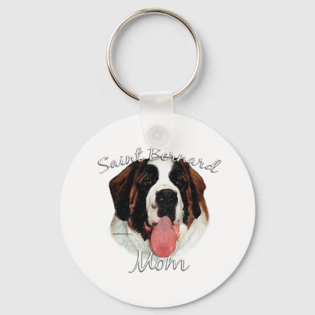 Porte-clés Saint Bernard (brut) Maman 2 (Recto)