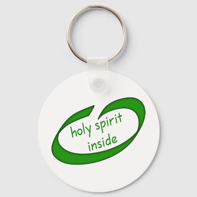 Porte-clés Saint-Esprit à l'intérieur du chrétien (Recto)