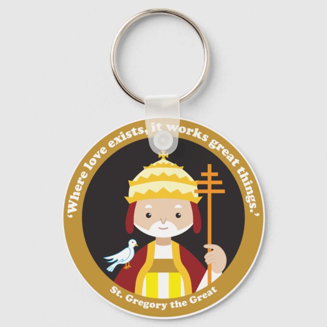 Porte-clés Saint Grégoire le Grand (Recto)