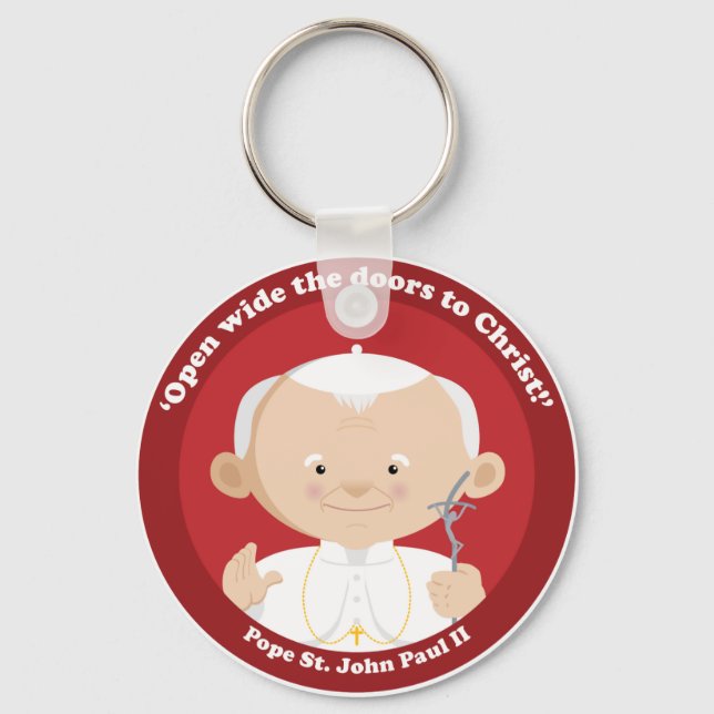 Porte-clés Saint Jean-Paul II (Recto)