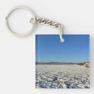 Porte-clés Saint-Laurent en hiver, Québec, Canada