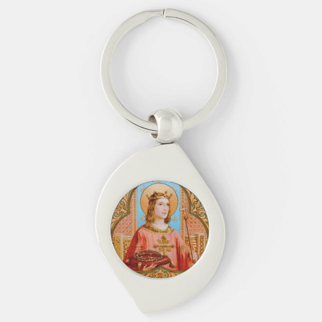 Porte-clés Saint Louis IX le roi (BK 004) (Devant)