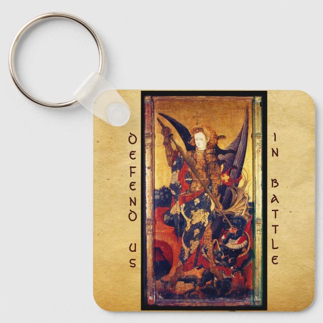 Porte-clés Saint Michael Vanquishing le diable (Recto)