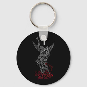 Porte-clés Saint Michel l'Archange vainquant Satan