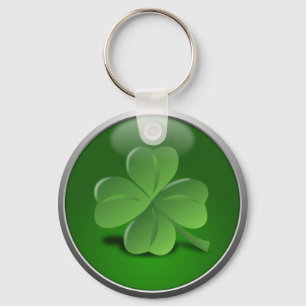 Porte-clés Saint Patrick's Day Shamrock chanceux