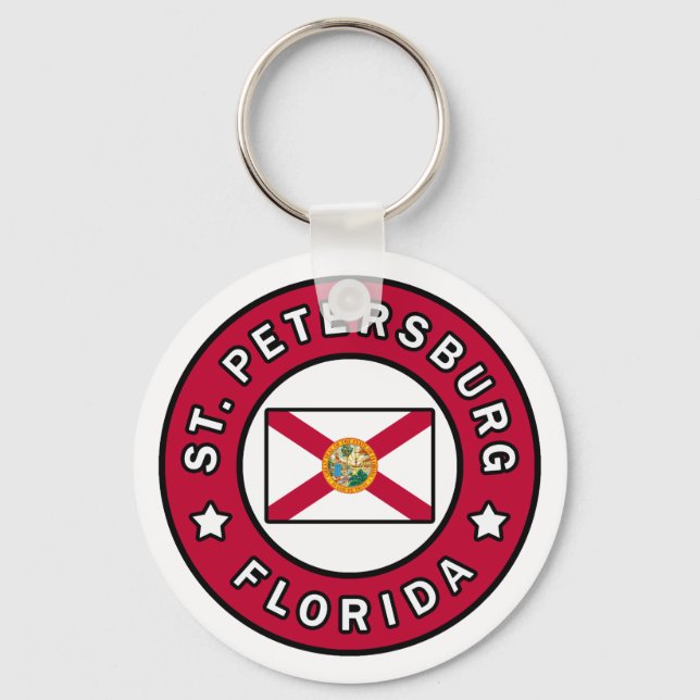 Porte-clés Saint-Pétersbourg, Floride (Recto)