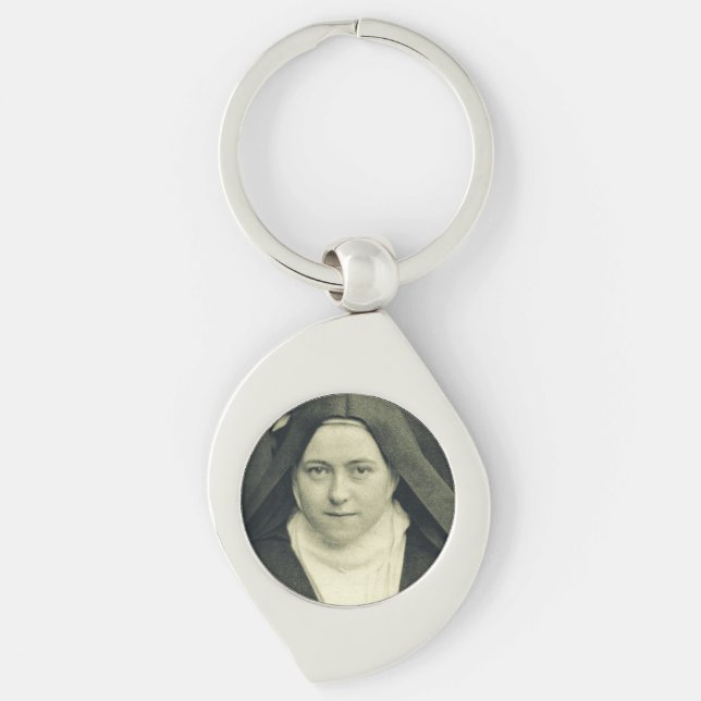 Porte-clés Saint Thérèse de l'Enfant Jésus et la Sainte Face (Devant)