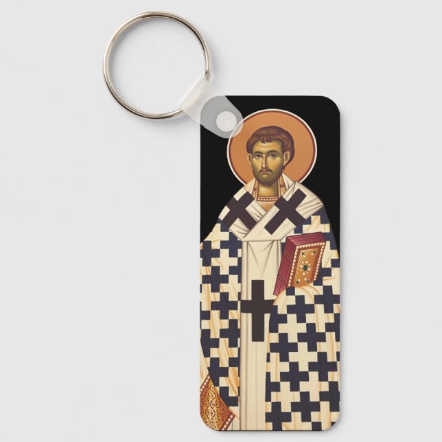 Porte-clés Saint Timothée, premier évêque chrétien d'Ephes (Recto)