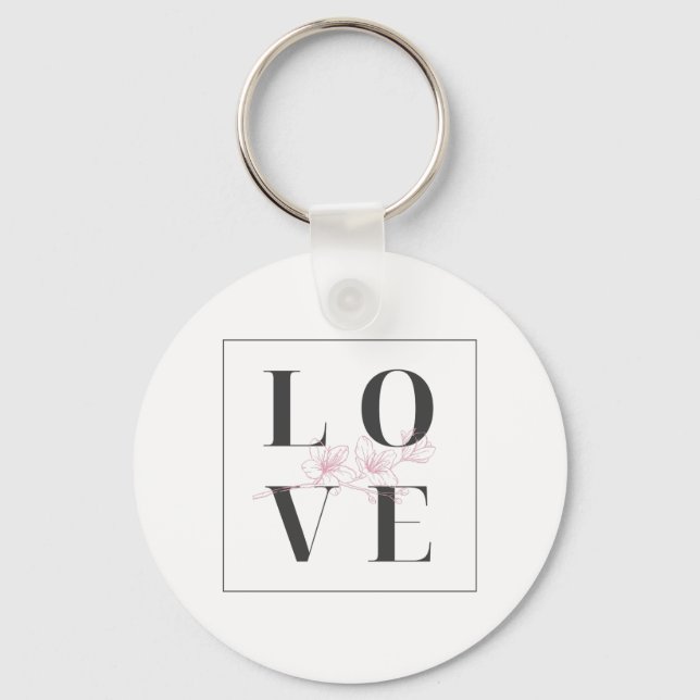 Porte-clés ❤️ Saint Valentin ❤️ Je vous aime (Recto)