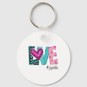 Porte-clés Saint Valentin Jojolife Amour Léopard Femme