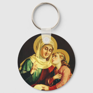Porte-clés Sainte Anne et Vierge Marie