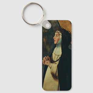 Porte-clés Sainte Catherine de Sienne par Juan Bautista Maino