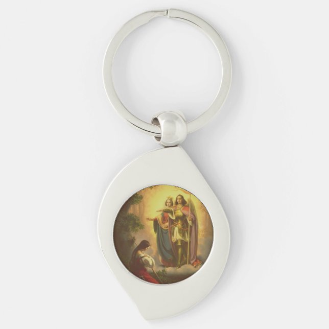 Porte-clés Sainte Jeanne d'Arc (Devant)