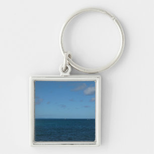 Porte-clés Sainte-Lucie Horizon Océan Bleu