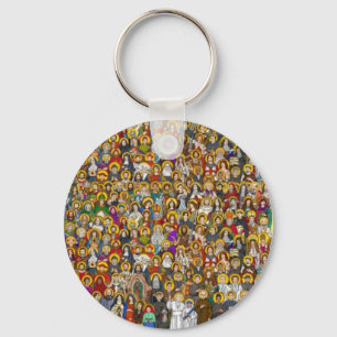 Porte-clés Saints, All saints, Catholic Saints