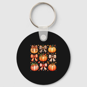 Porte-clés Saison de citrouille Thanksgiving Coquette Arc Aut
