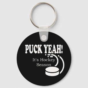 Porte-clés Saison de Puck Yeah It's Hockey