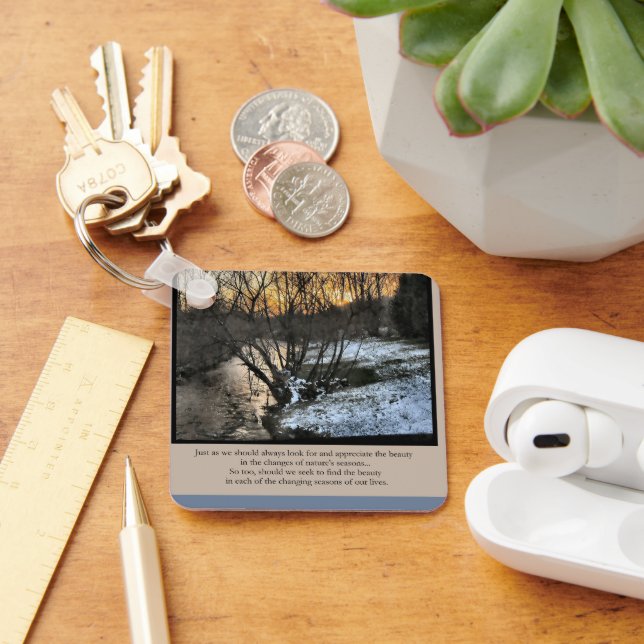 Porte-clés Saisons de notre vie Inspirationnelle (Bureau)