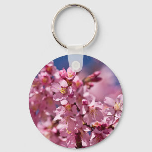 Porte-clés Sakura Cherry Blossoms embrassés par Sunlight