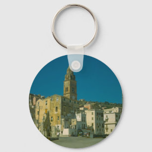 Porte-clés Salerno, église et ville
